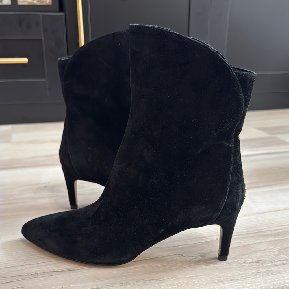 Sam Edelman USHA ANKLE BOOTIE black suede - Picture 5 of 11